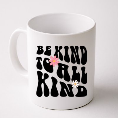 Be Kind To All Kind Retro Quote Coffee Mug