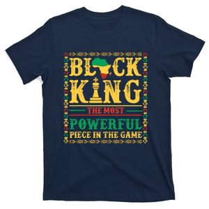 Black King The Most Powerful Piece In The Game Black History T-Shirt