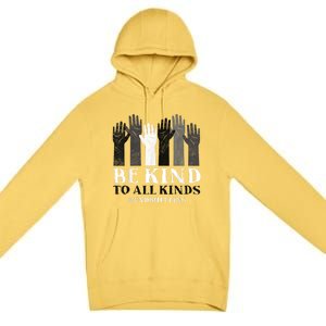 Be Kind To All Kinds Unity Day Kindness Orange Premium Pullover Hoodie