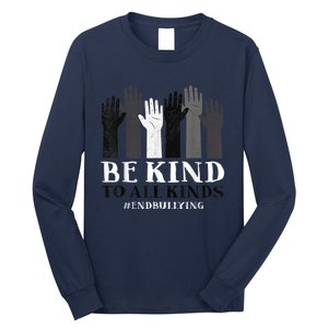 Be Kind To All Kinds Unity Day Kindness Orange Long Sleeve Shirt