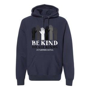 Be Kind To All Kinds Unity Day Kindness Orange Premium Hoodie