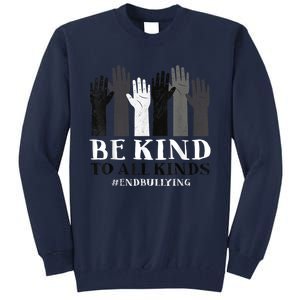 Be Kind To All Kinds Unity Day Kindness Orange Tall Sweatshirt