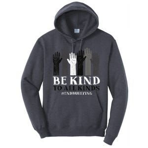 Be Kind To All Kinds Unity Day Kindness Orange Tall Hoodie