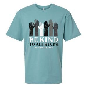 Be Kind To All Kinds Unity Day Kindness Orange Sueded Cloud Jersey T-Shirt