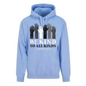 Be Kind To All Kinds Unity Day Kindness Orange Unisex Surf Hoodie