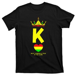 Black King The Most Powerful Piece In The Game Juneteenth T-Shirt