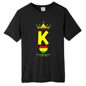 Black King The Most Powerful Piece In The Game Juneteenth Tall Fusion ChromaSoft Performance T-Shirt