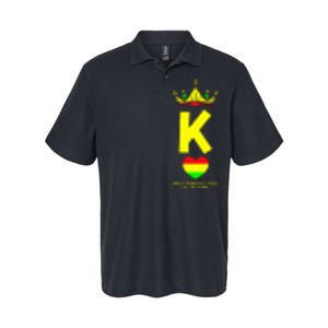 Black King The Most Powerful Piece In The Game Juneteenth Softstyle Adult Sport Polo