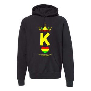 Black King The Most Powerful Piece In The Game Juneteenth Premium Hoodie