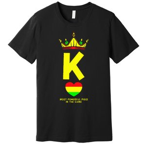 Black King The Most Powerful Piece In The Game Juneteenth Premium T-Shirt