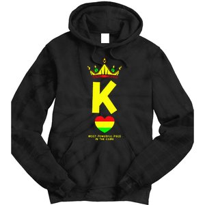 Black King The Most Powerful Piece In The Game Juneteenth Tie Dye Hoodie