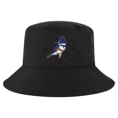 Belted Kingfisher The Original Bird Punk Cool Comfort Performance Bucket Hat