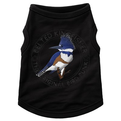 Belted Kingfisher The Original Bird Punk Doggie Tank