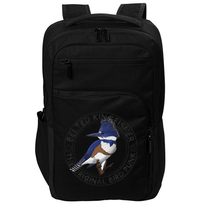 Belted Kingfisher The Original Bird Punk Impact Tech Backpack