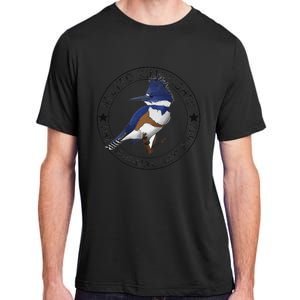 Belted Kingfisher The Original Bird Punk Adult ChromaSoft Performance T-Shirt