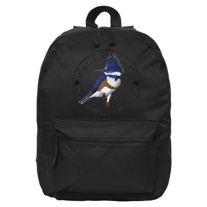 Belted Kingfisher The Original Bird Punk 16 in Basic Backpack