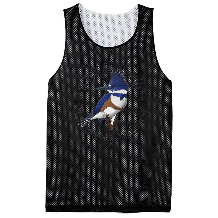 Belted Kingfisher The Original Bird Punk Mesh Reversible Basketball Jersey Tank