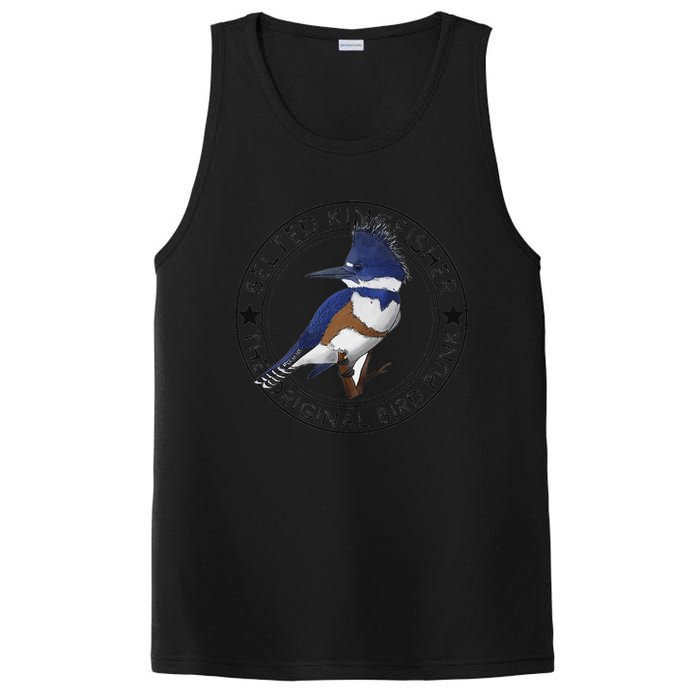 Belted Kingfisher The Original Bird Punk PosiCharge Competitor Tank