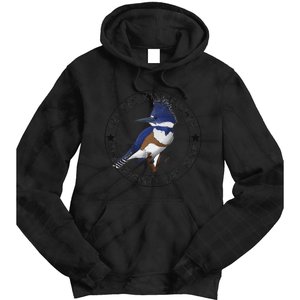 Belted Kingfisher The Original Bird Punk Tie Dye Hoodie