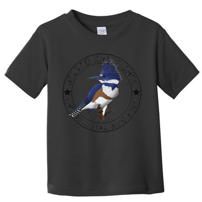 Belted Kingfisher The Original Bird Punk Toddler T-Shirt