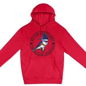 Belted Kingfisher The Original Bird Punk Premium Pullover Hoodie