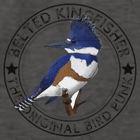 Belted Kingfisher The Original Bird Punk Vector Backpack
