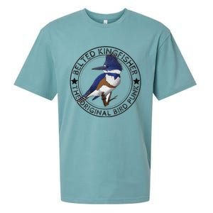 Belted Kingfisher The Original Bird Punk Sueded Cloud Jersey T-Shirt