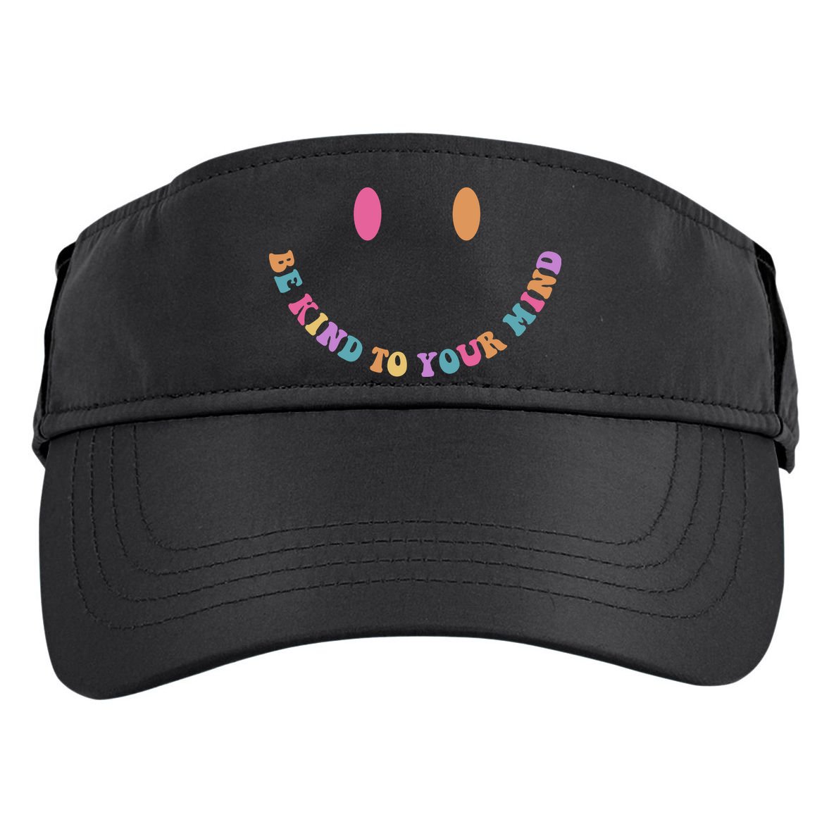 Be Kind To Your Kind Mental Health Matters Back & Front Adult Drive Performance Visor