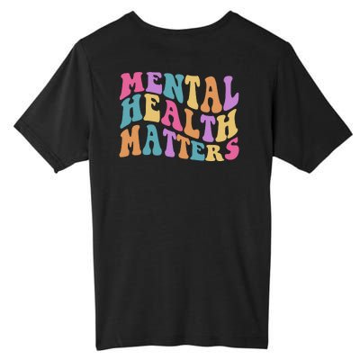 Be Kind To Your Kind Mental Health Matters Back & Front Tall Fusion ChromaSoft Performance T-Shirt