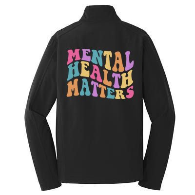 Be Kind To Your Kind Mental Health Matters Back & Front Core Soft Shell Jacket