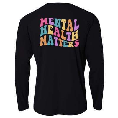 Be Kind To Your Kind Mental Health Matters Back & Front Cooling Performance Long Sleeve Crew