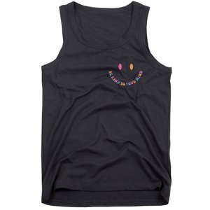 Be Kind To Your Kind Mental Health Matters Back & Front Tank Top