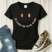 Be Kind To Your Kind Mental Health Matters Back & Front Womens T-Shirt
