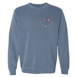 Be Kind To Your Kind Mental Health Matters Back & Front Garment-Dyed Sweatshirt