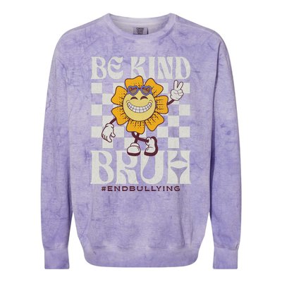 Be Kind Unity Day Orange Anti Bullying Colorblast Crewneck Sweatshirt