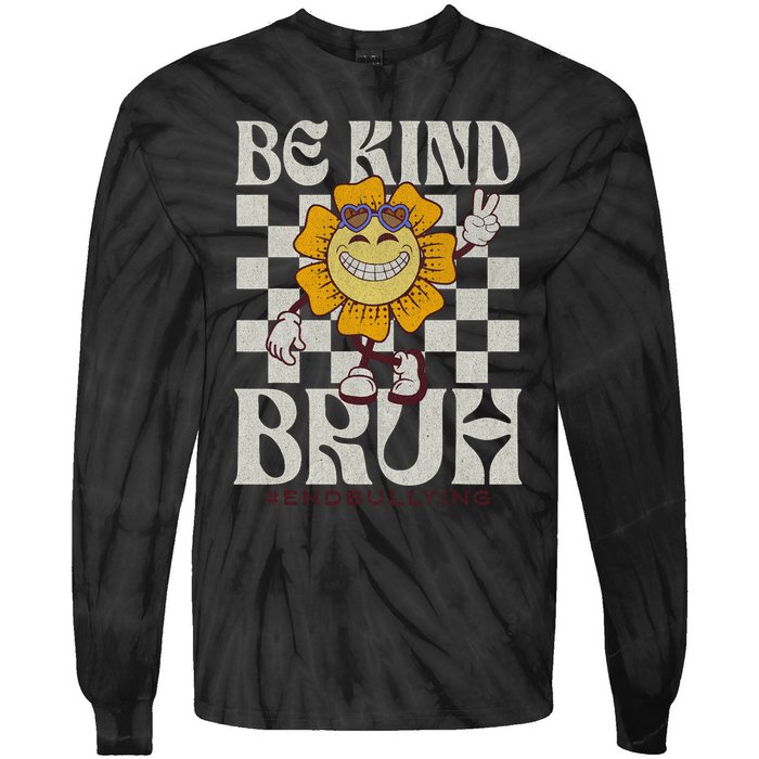 Be Kind Unity Day Orange Anti Bullying Tie-Dye Long Sleeve Shirt