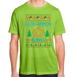 Backgammon King Ugly Christmas Adult ChromaSoft Performance T-Shirt