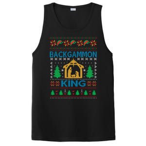 Backgammon King Ugly Christmas PosiCharge Competitor Tank