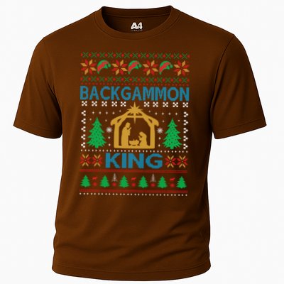 Backgammon King Ugly Christmas Performance Shirt