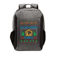 Backgammon King Ugly Christmas Vector Backpack
