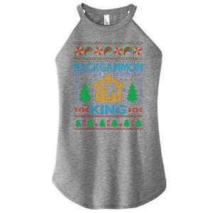 Backgammon King Ugly Christmas Women's Perfect Tri Rocker Tank