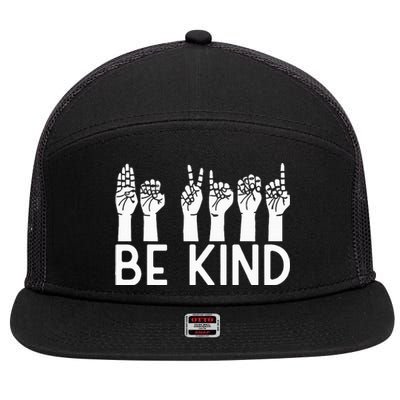 Be Kind Unity Day Orange Anti Bullying Unity day 7 Panel Mesh Trucker Snapback Hat