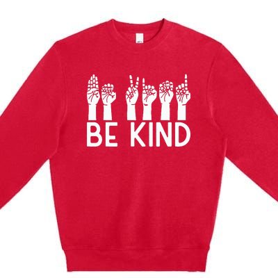 Be Kind Unity Day Orange Anti Bullying Unity day Premium Crewneck Sweatshirt