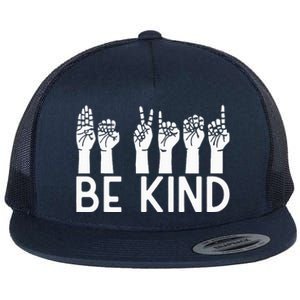 Be Kind Unity Day Orange Anti Bullying Unity day Flat Bill Trucker Hat