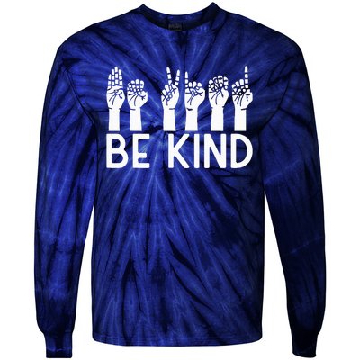 Be Kind Unity Day Orange Anti Bullying Unity day Tie-Dye Long Sleeve Shirt