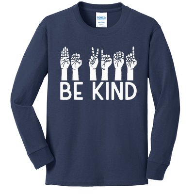 Be Kind Unity Day Orange Anti Bullying Unity day Kids Long Sleeve Shirt