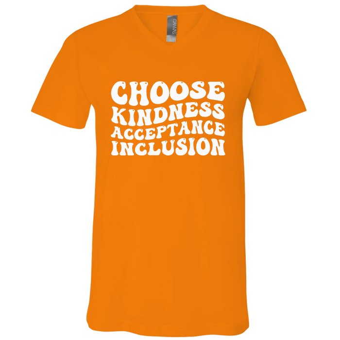 Be Kind Unity Day Orange Anti Bullying Unity day V-Neck T-Shirt