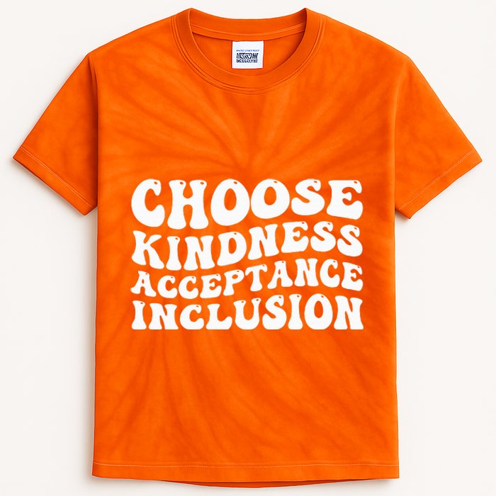 Be Kind Unity Day Orange Anti Bullying Unity day Kids Tie-Dye T-Shirt