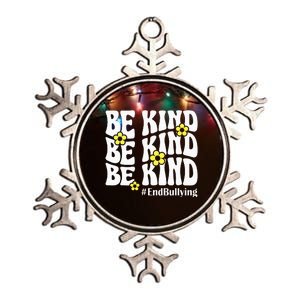 Be Kind Unity Day Anti Bullying Orange Choose Kindness Metallic Star Ornament