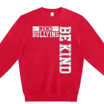 Be Kind Unity Day Orange Anti Bullying Kids Unity Day Premium Crewneck Sweatshirt